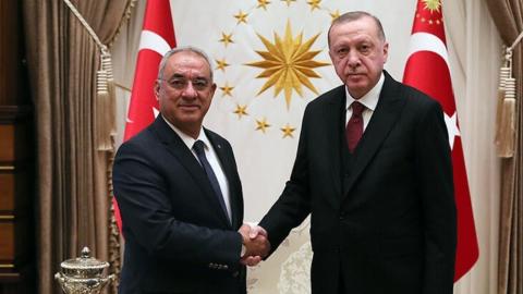 Δήλωση συμμαχίας από τη συνάντηση του DSP με τον Ερντογάν